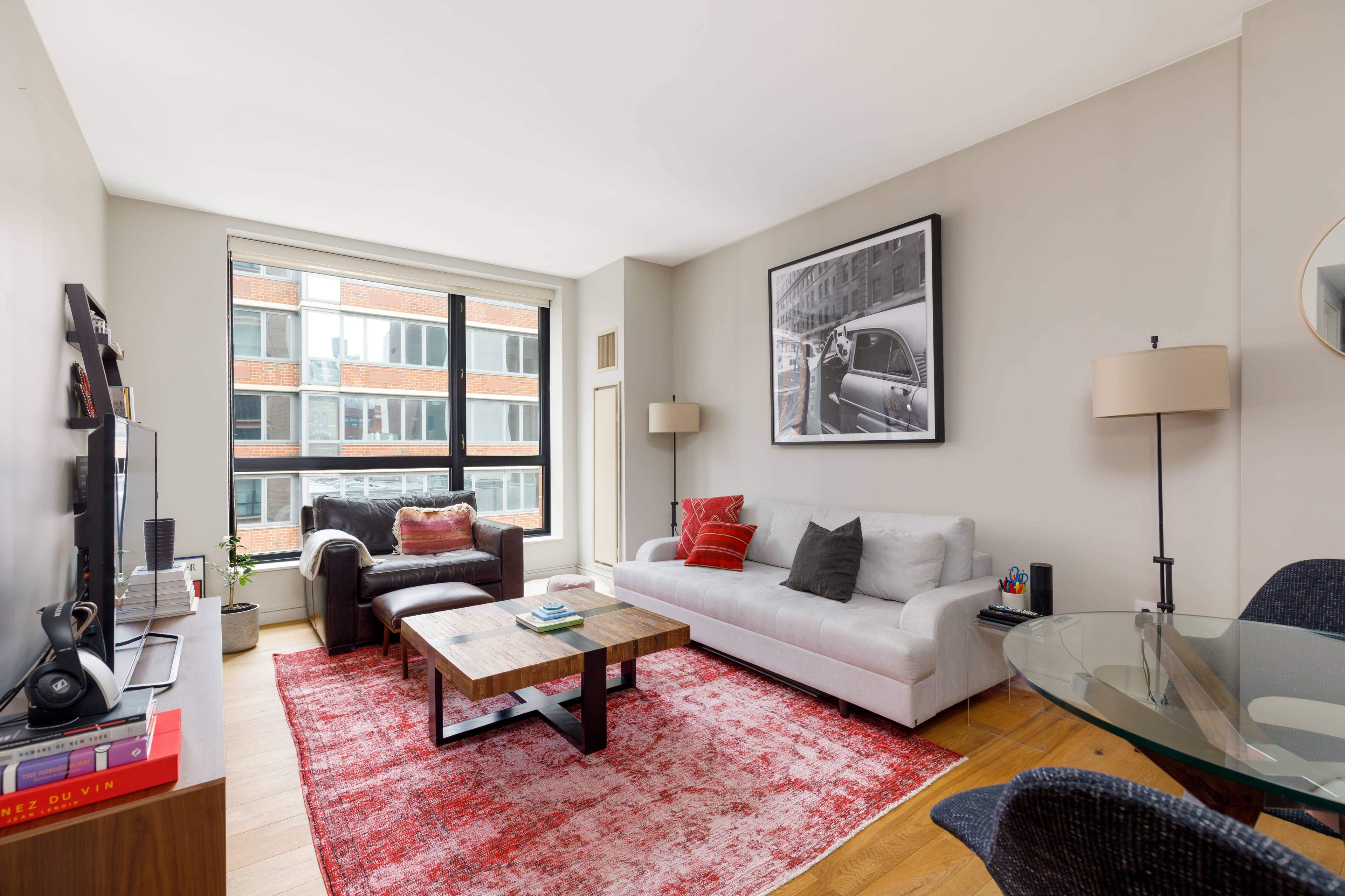 Welcome to residence 5E at the luxurious Art condominium in Manhattan's trendy West Chelsea, this sleek one bedroom home has been immaculately maintained and is in mint condition.