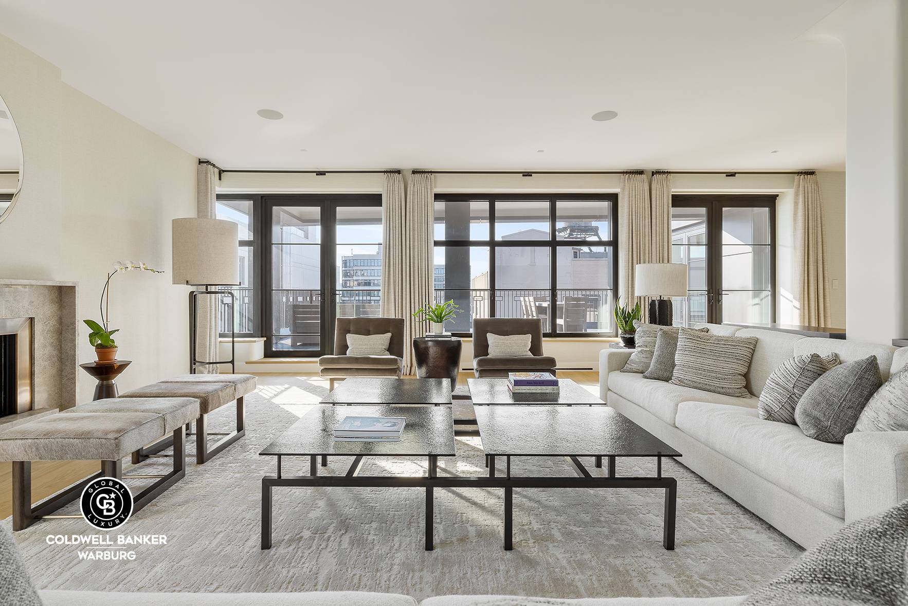 This meticulously crafted penthouse residence sits atop the West Village's most coveted new condominium, 90 Morton St.