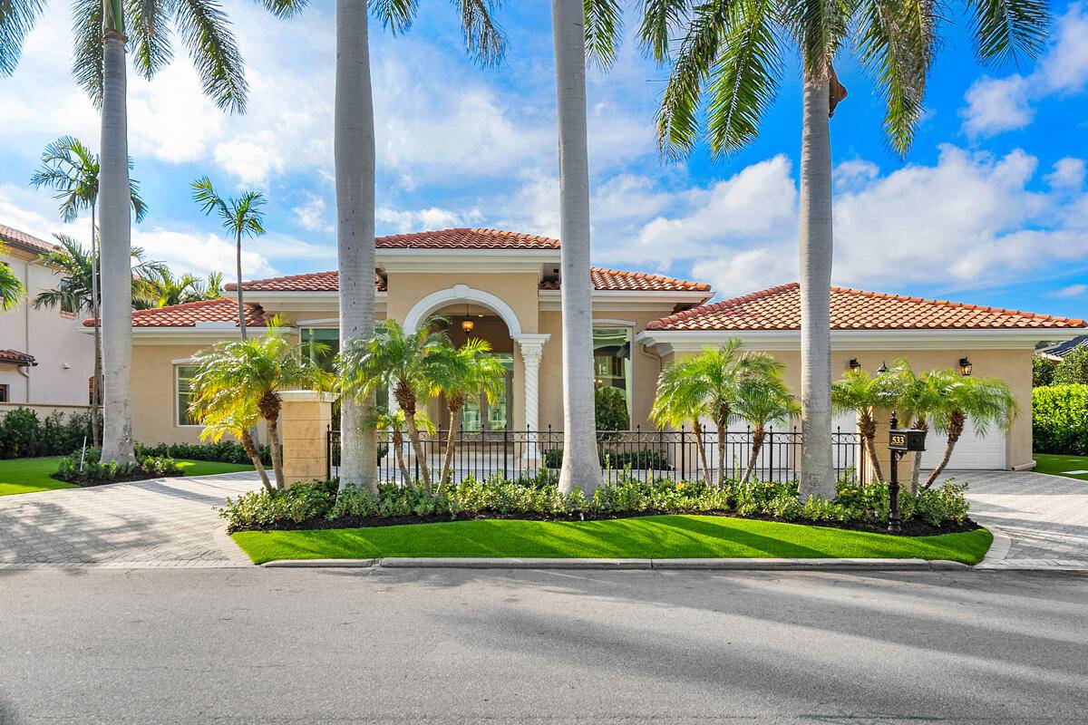 Incredible opportunity to live on the water in Royal Palm Yacht Country Club.