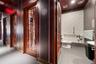 Bathroom featuring light tile patterned floors and a bidet