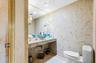 Full bath in Den/Office on 1st floor