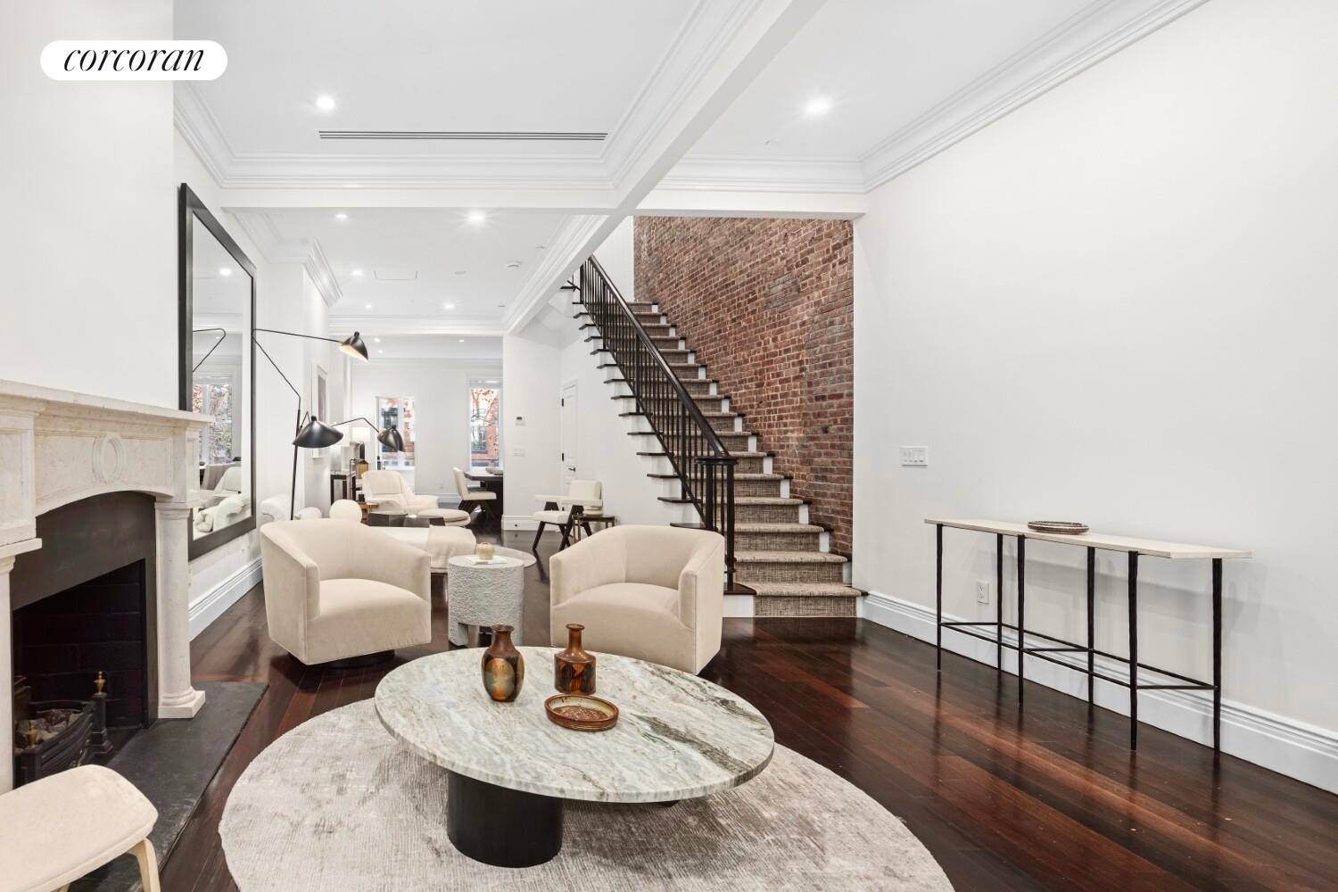 This exceptionally elegant 7 story single family townhouse showcases luxury, functionality, and style throughout its over 7, 300 SF of interiors.