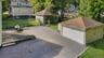 View of detached garage