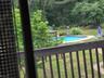 looking out at the pool