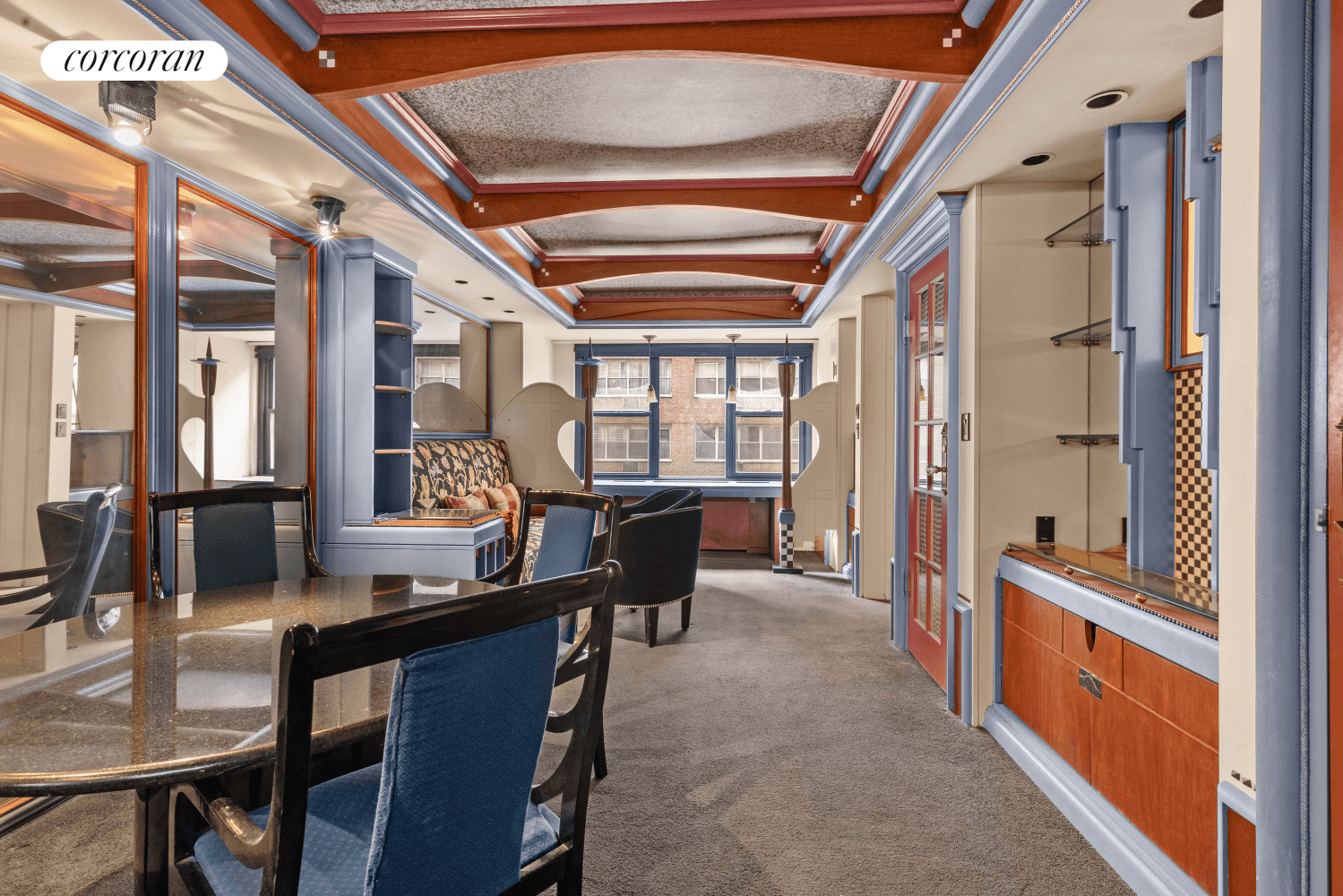 Welcome to this spacious alcove studio, convertible to a junior 1 bedroom, with tons of closet space !