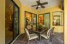 Covered outdoor dining/entertaining area