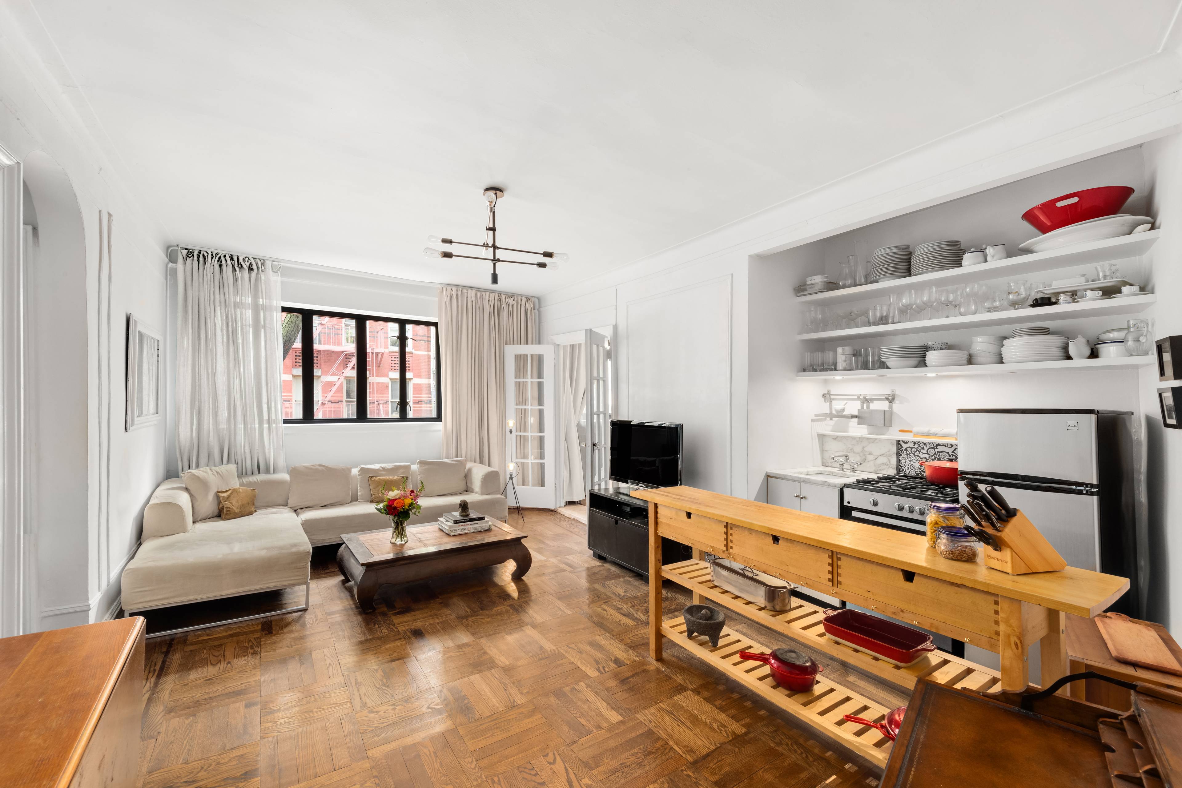 In SoHo, at the intersection of Hudson Square and the West Village, you will find a most welcoming home with an abundance of storage and all of the timeless accents ...