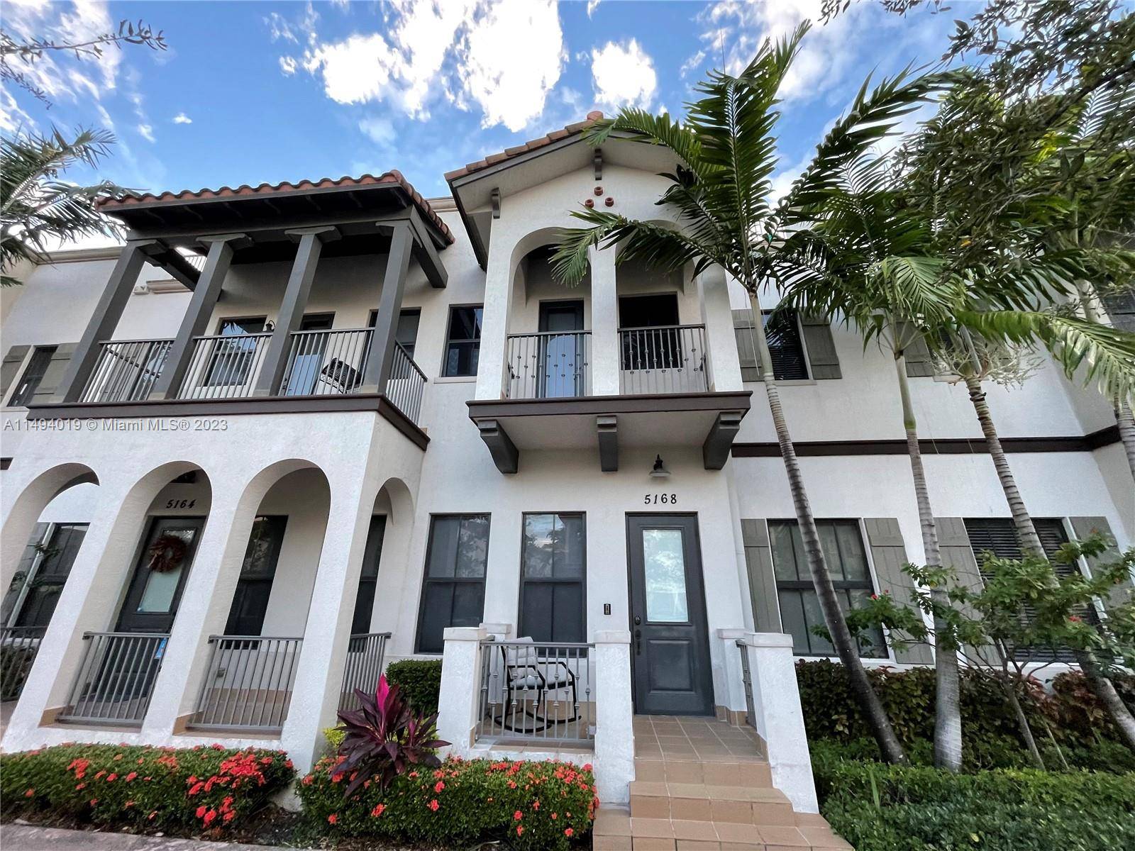 Townhome 3 bedrooms, 4 baths 1 den including full bath with Terrace and Grill, just steps away from Doral Best Tri Language Charter School.