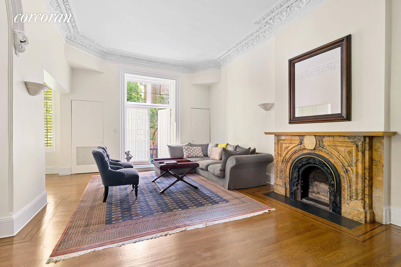 This is the quintessential Brooklyn Heights three bedroom home that you have been waiting for, with no compromises on space, location, drama, elegance, and your very own HUGE private garden.