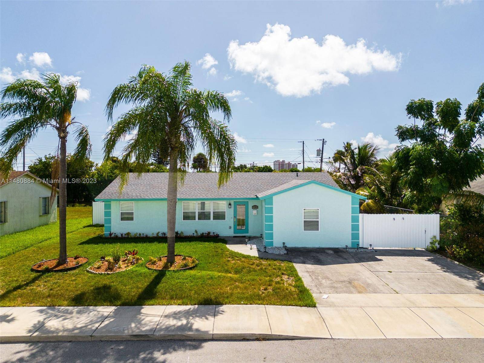 This single family home is located in the heart of Riviera Beach, Florida.