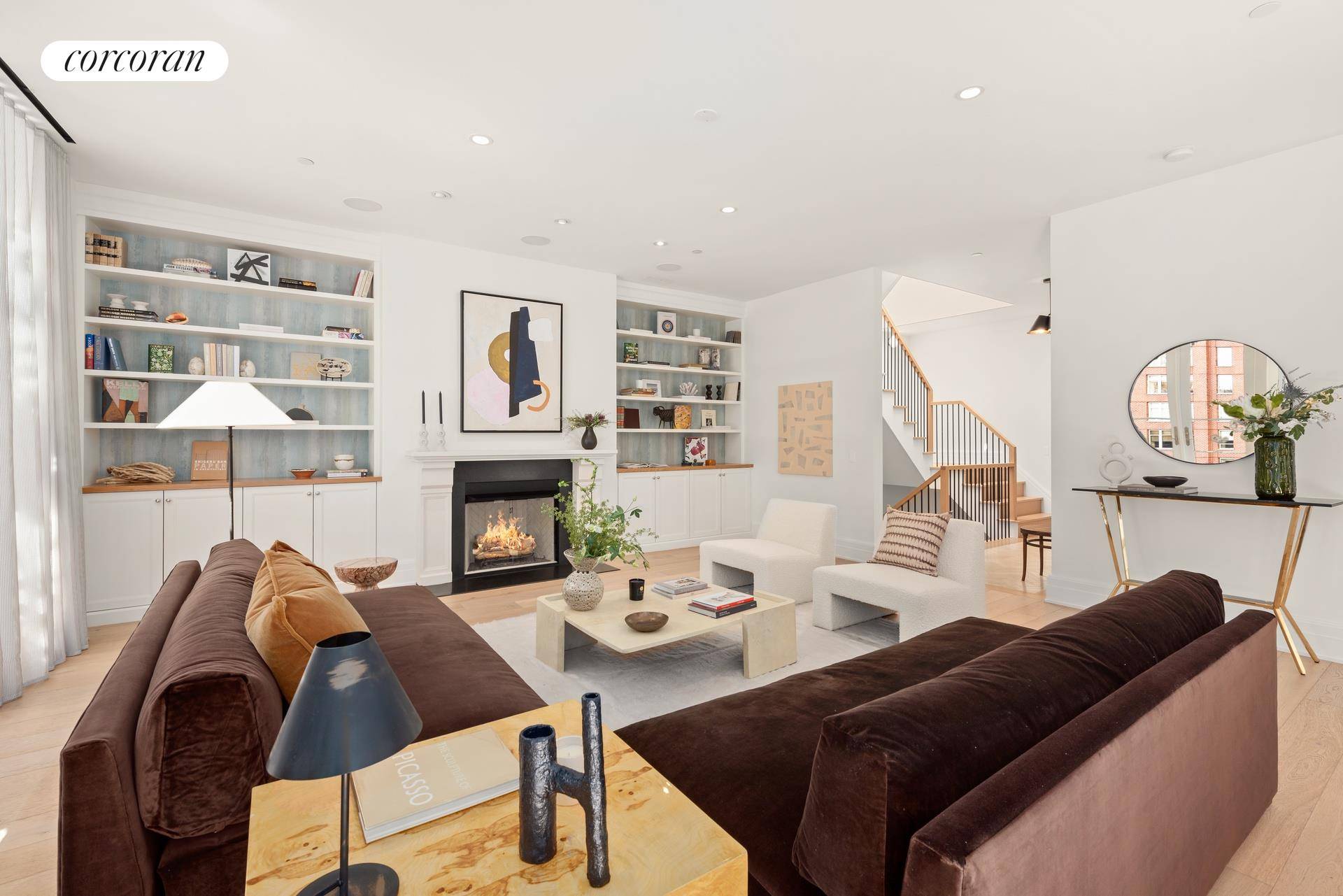 Exquisite Tribeca penthouse living awaits in this expansive four bedroom plus office, four and a half bathroom designer triplex with two massive terraces offering nearly 1, 700 square feet of ...