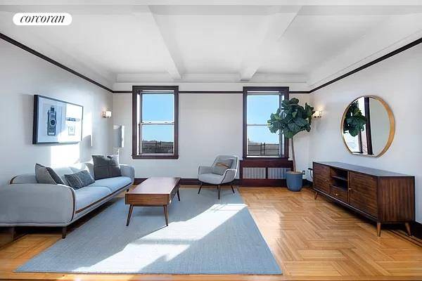 Rare Jaw dropping views light and Gracious living with expansive views over Grand Army Plaza, the Brooklyn Central Library, and all the way to downtown Manhattan.