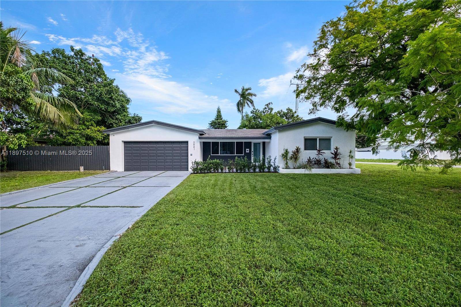 Located on a desirable corner lot, this beautifully remodeled 3 bedroom, 2 bath Miramar home is move in ready.