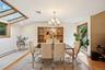 Dining room with plenty of natural light