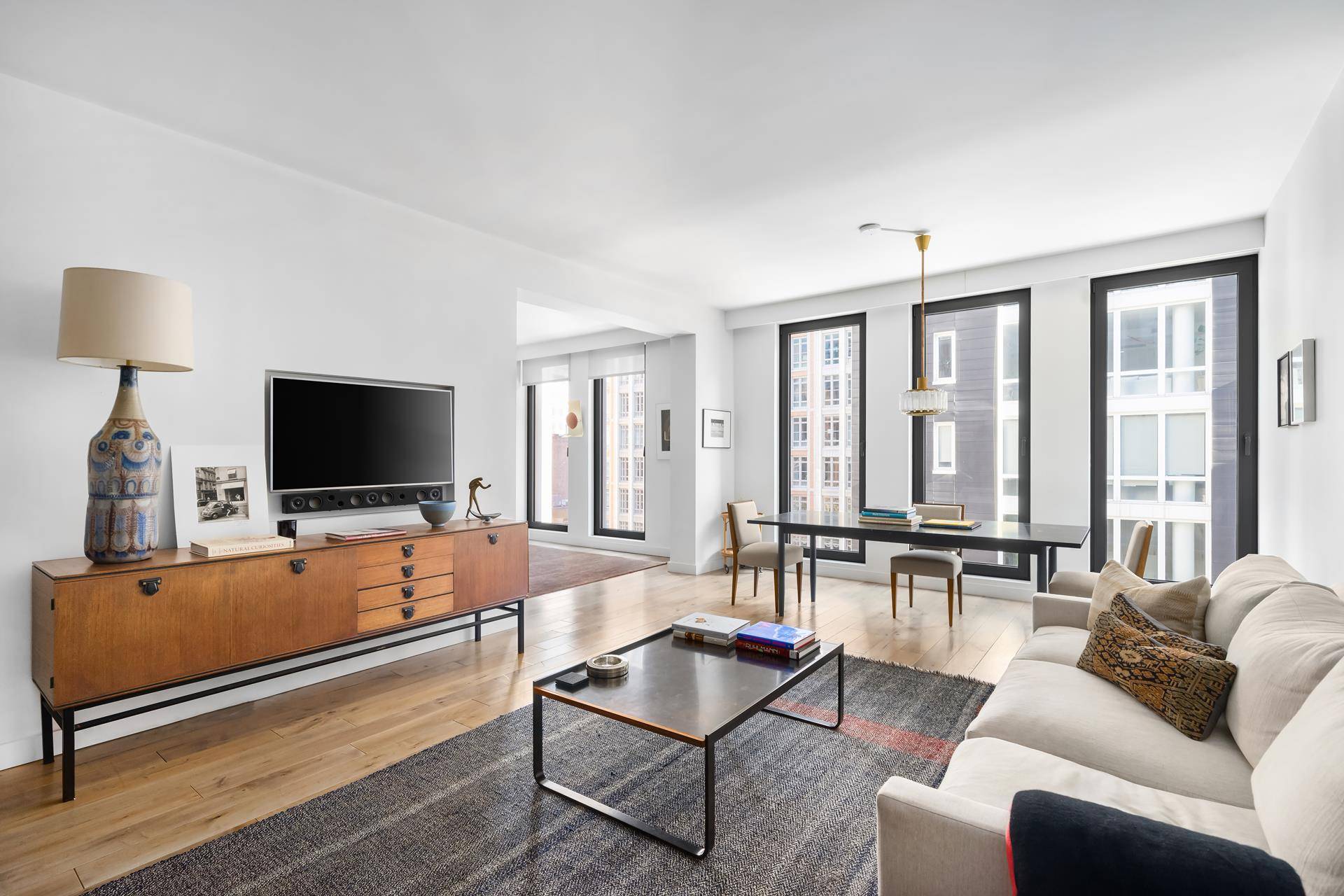 Designer home in Hudson Square's finest full service condominium, 15 Renwick.