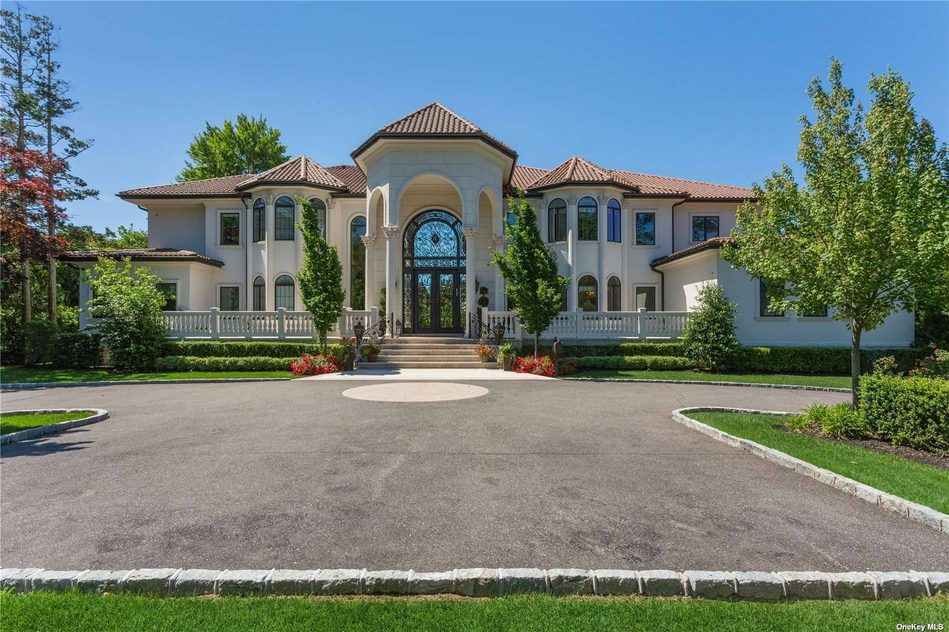 Spectacular mansion in the Heart of Hewlett Harbor.