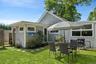 Back Yard with seating, grill, and outdoor shower