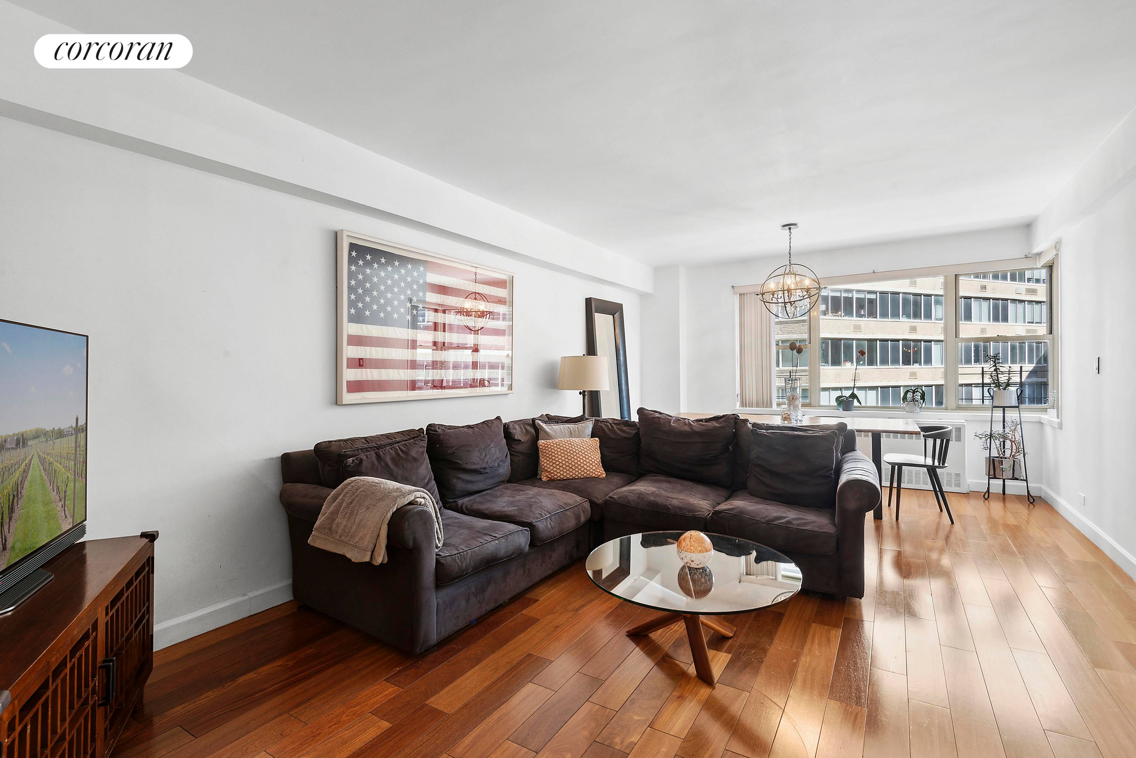 Welcome home to your beautifully renovated, converted two bedroom apartment in excellent condition, with partial East River views.