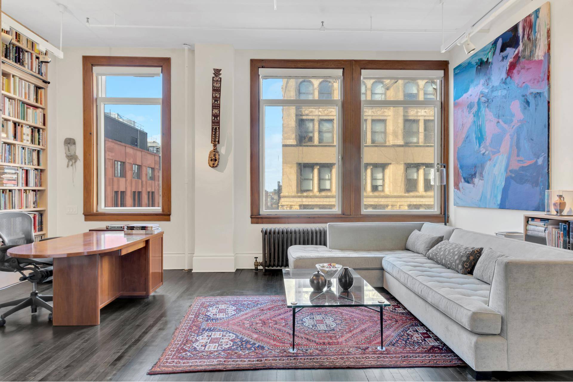 Beautiful and sustainably renovated loft apartment available at 718 Broadway, a pre war building conveniently situated on the border of Noho and Greenwich Village.