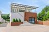 Contemporary house featuring stucco siding
