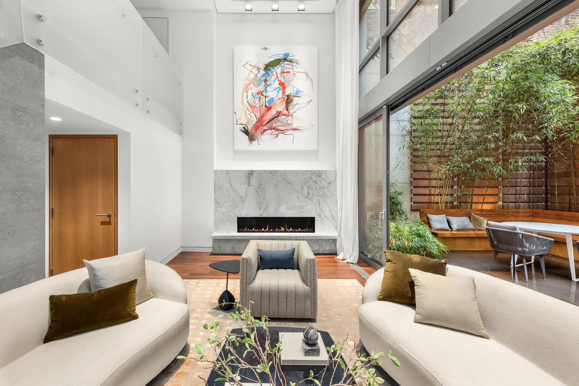 Discover a rare gem on the iconic Minetta Street a contemporary townhome complete with a private garage, a rooftop retreat featuring an outdoor kitchen and a custom hot tub, and ...