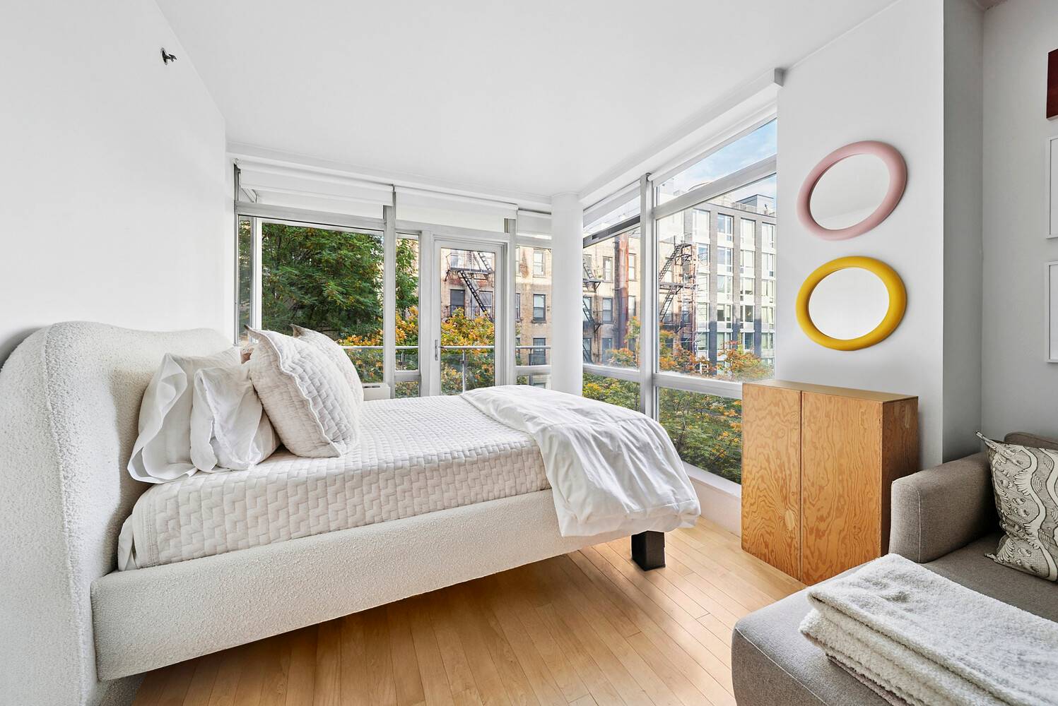 December 16 move in. Spectacular large studio with private balcony at the renowned A Building.