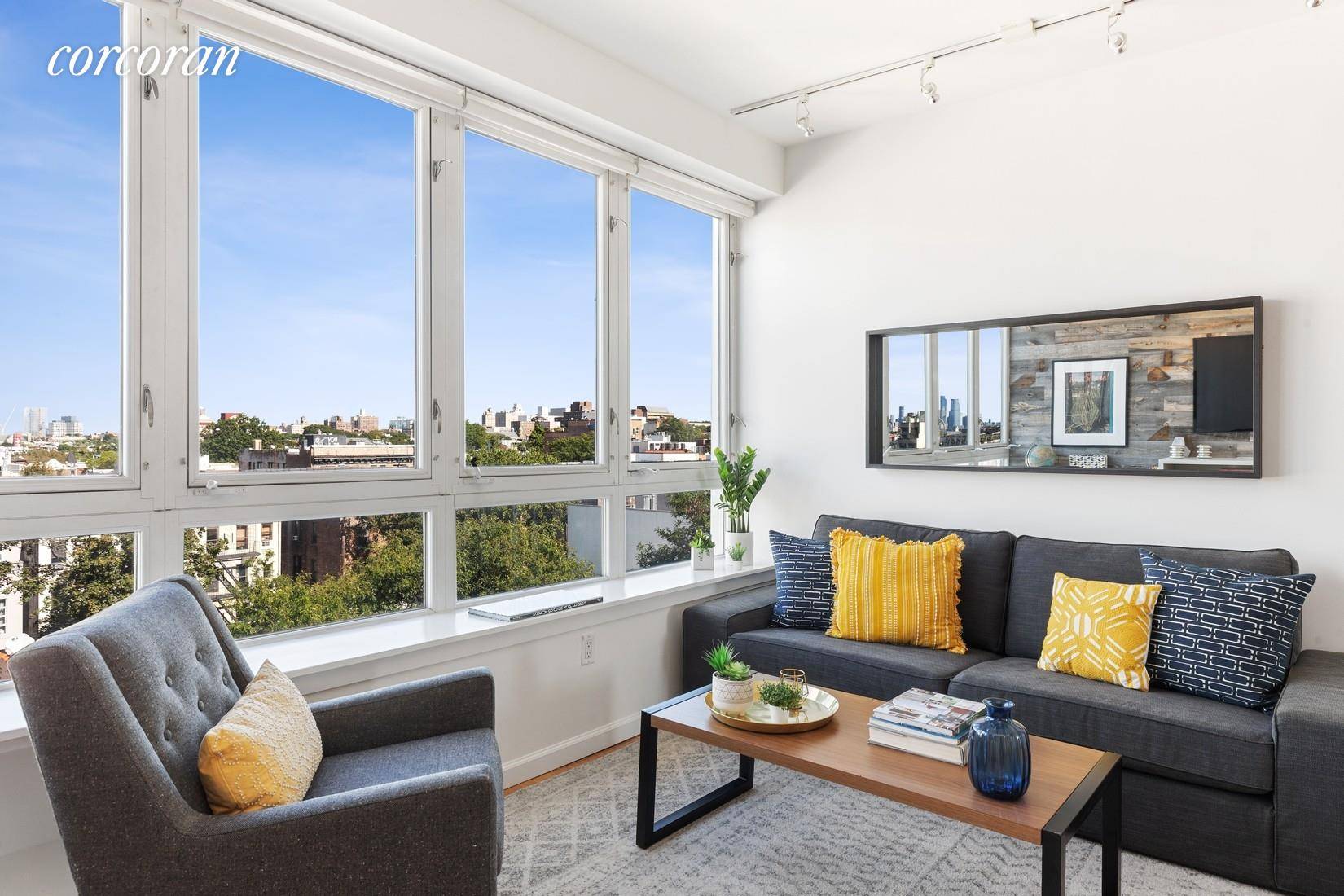 SPECTACULAR Park Slope condo with LOADS of amenities and enviable LIGHT AND VIEWS.
