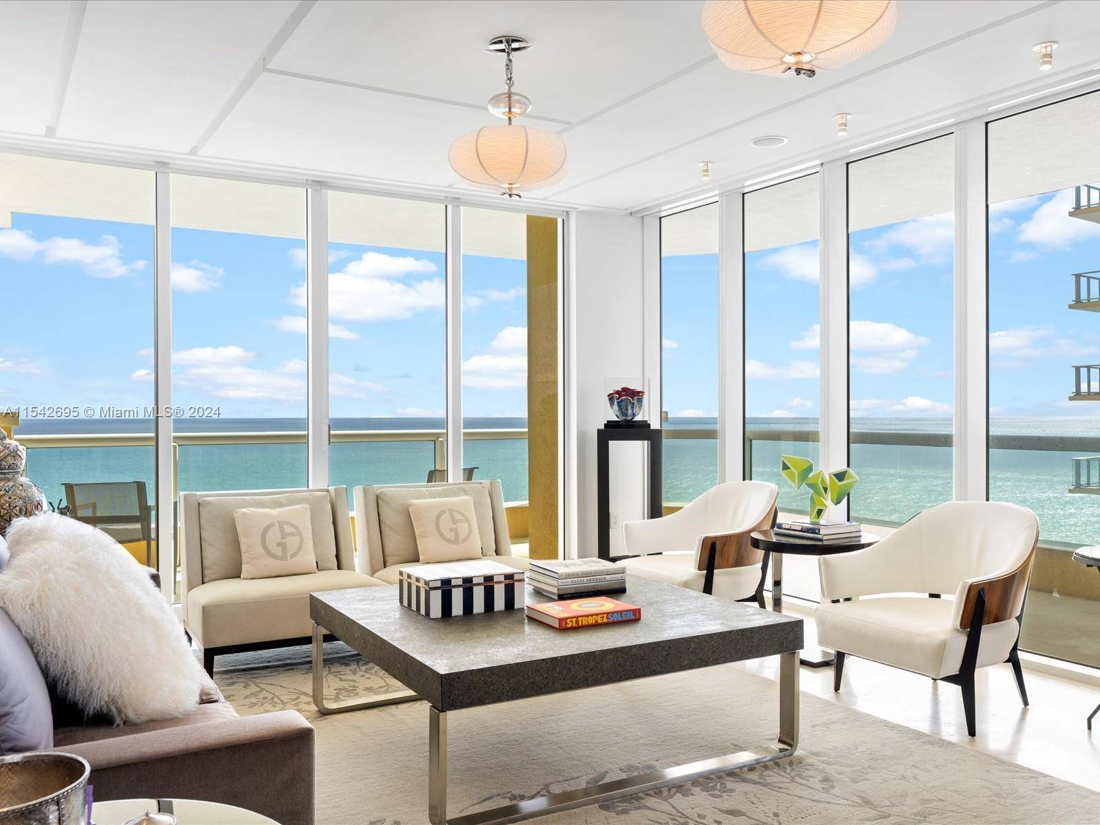 Elevate your lifestyle with breathtaking panoramic views from the 29th floor of the prestigious Acqualina Ocean Residences and Resort.