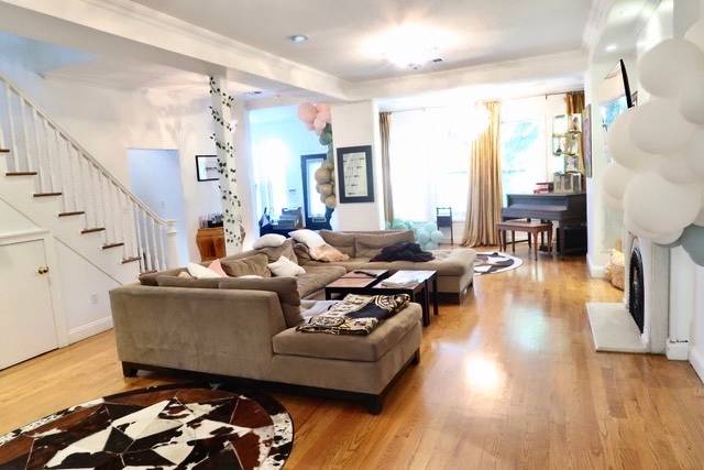 Experience triplex living in this beautiful 3, 600 square feet Clinton Hill single family home.
