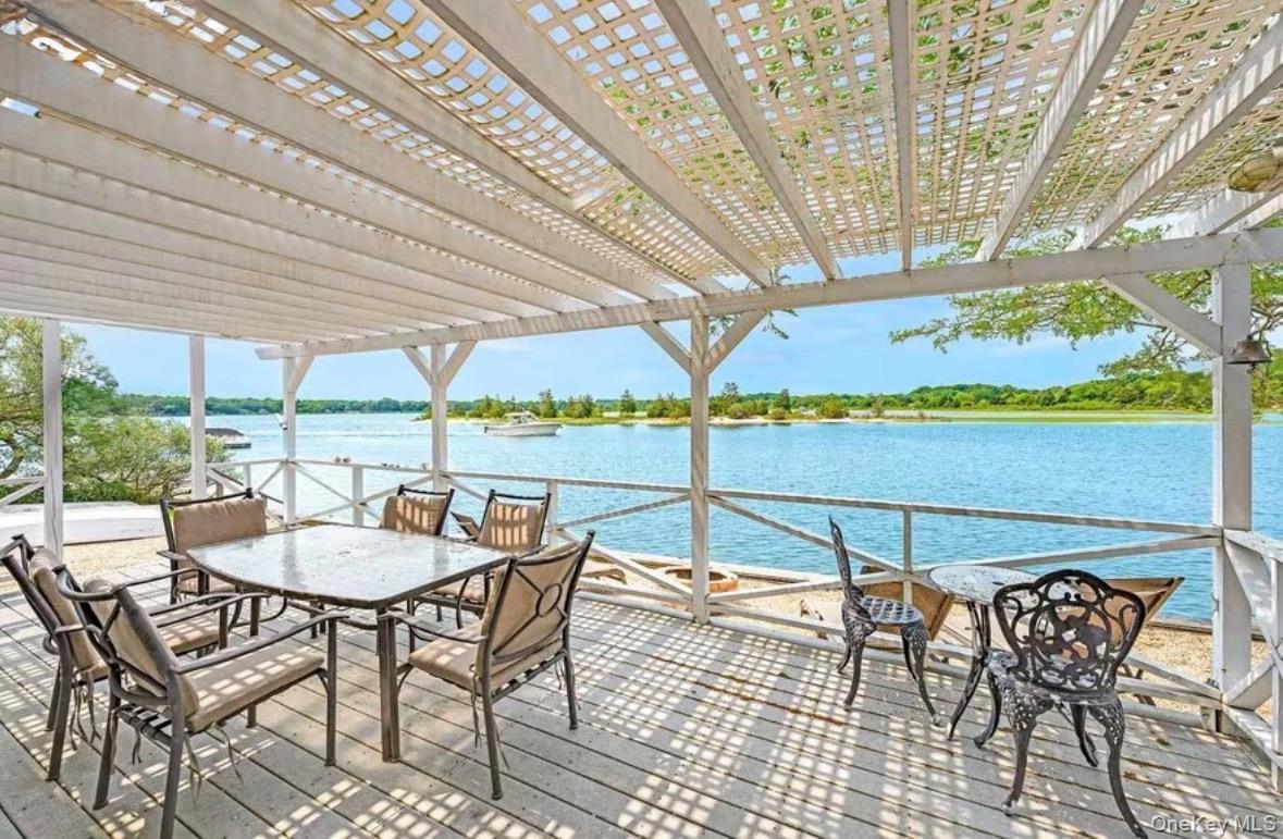 Rear deck from dining area