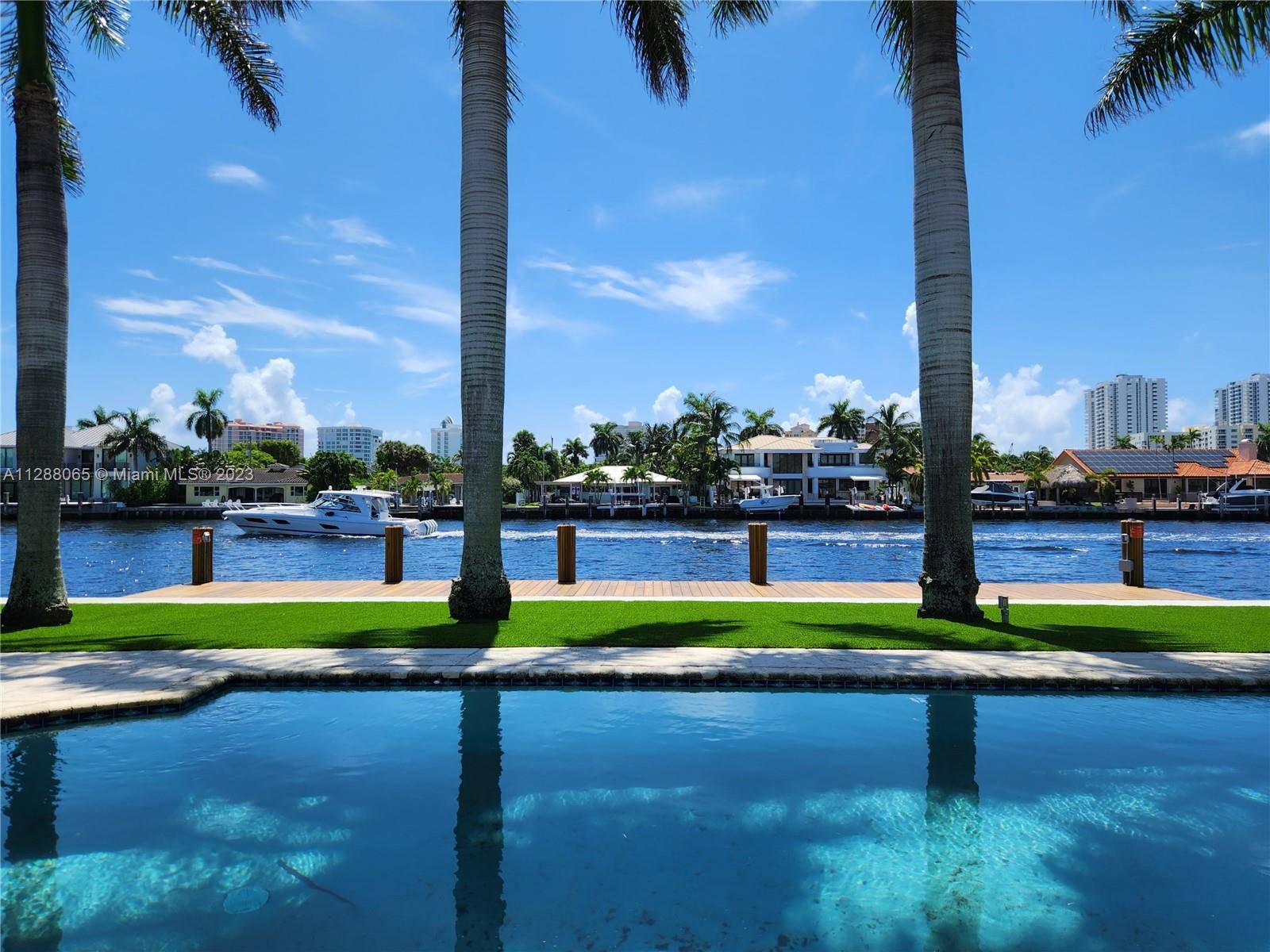 Breathtaking views of the Intracoastal Waterway and cool ocean breezes from all the french doors overlooking the heated pool and daily boat parade from the main living areas !