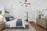 Primary bed virtually staged