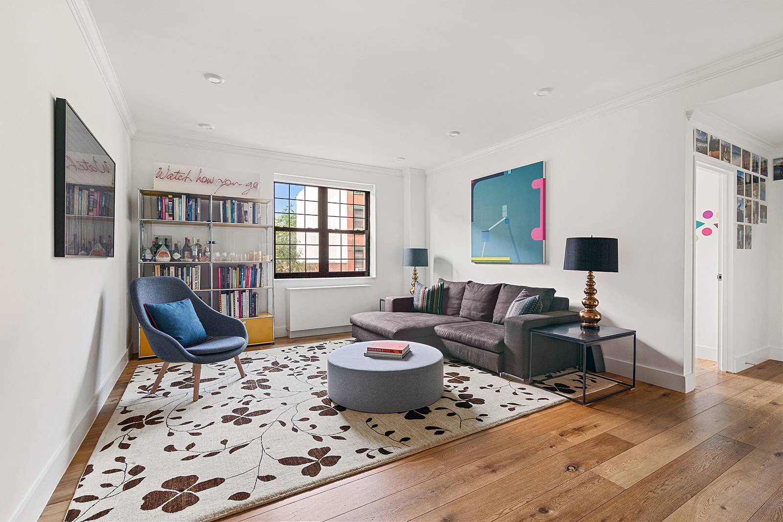 Apartment C202 at the Columbia Commons Condominium is everything you'd expect in a warm yet modern Brooklyn luxury home.