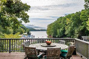 Stunning custom Lindal Cedar home on Candlewood Lake available to rent from June 3 through Labor Day for 60, 000.