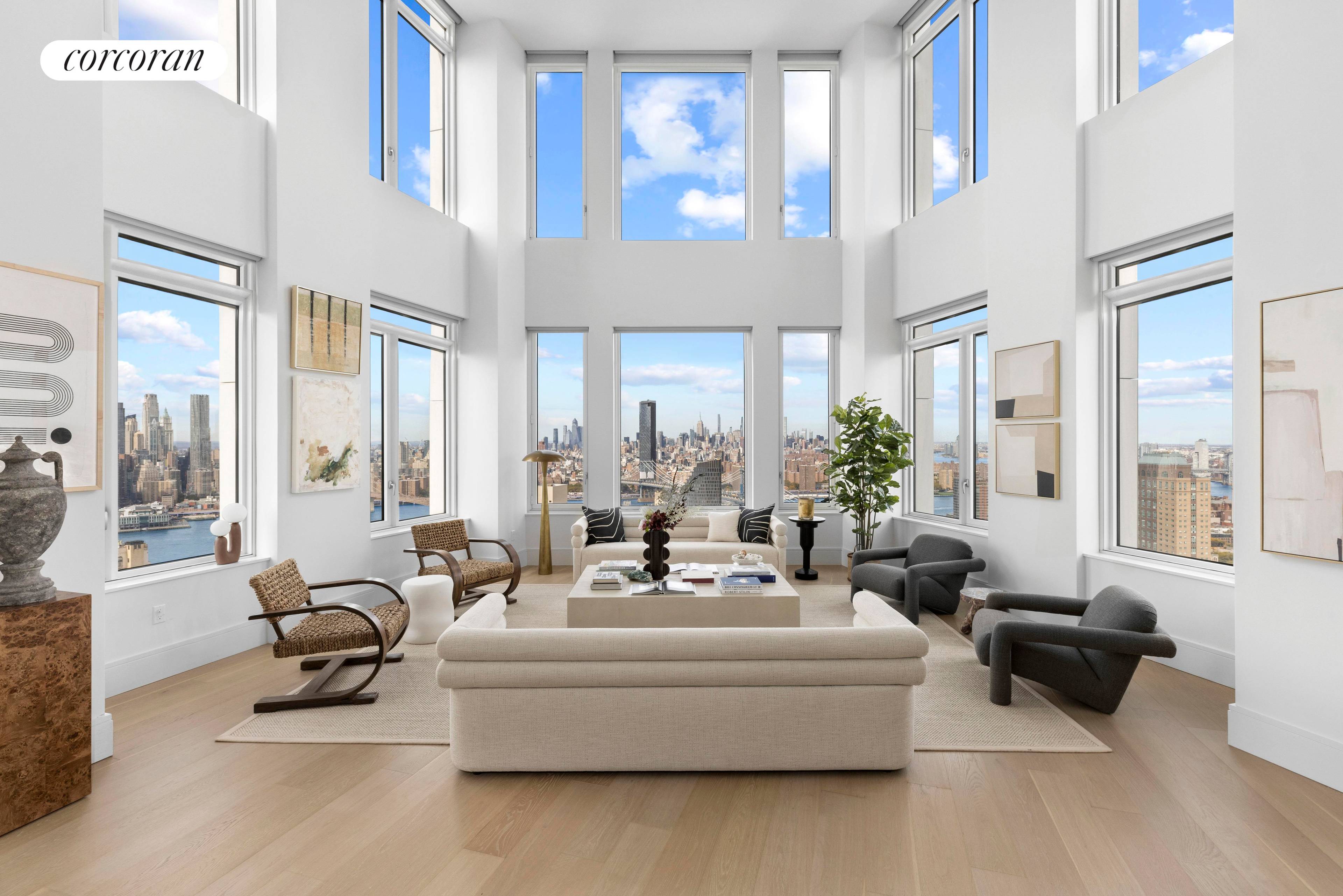 One Clinton's Last Remaining Penthouse The most spectacular penthouse currently available in all of Brooklyn, One Clinton Residence 37A is a sprawling 4, 099sf four bedroom, three and a half ...