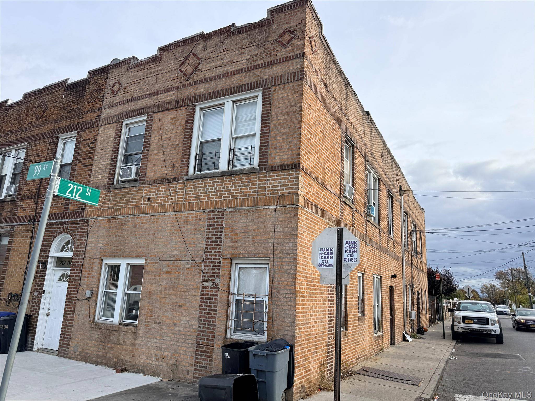 4 Family. Corner brick structor.