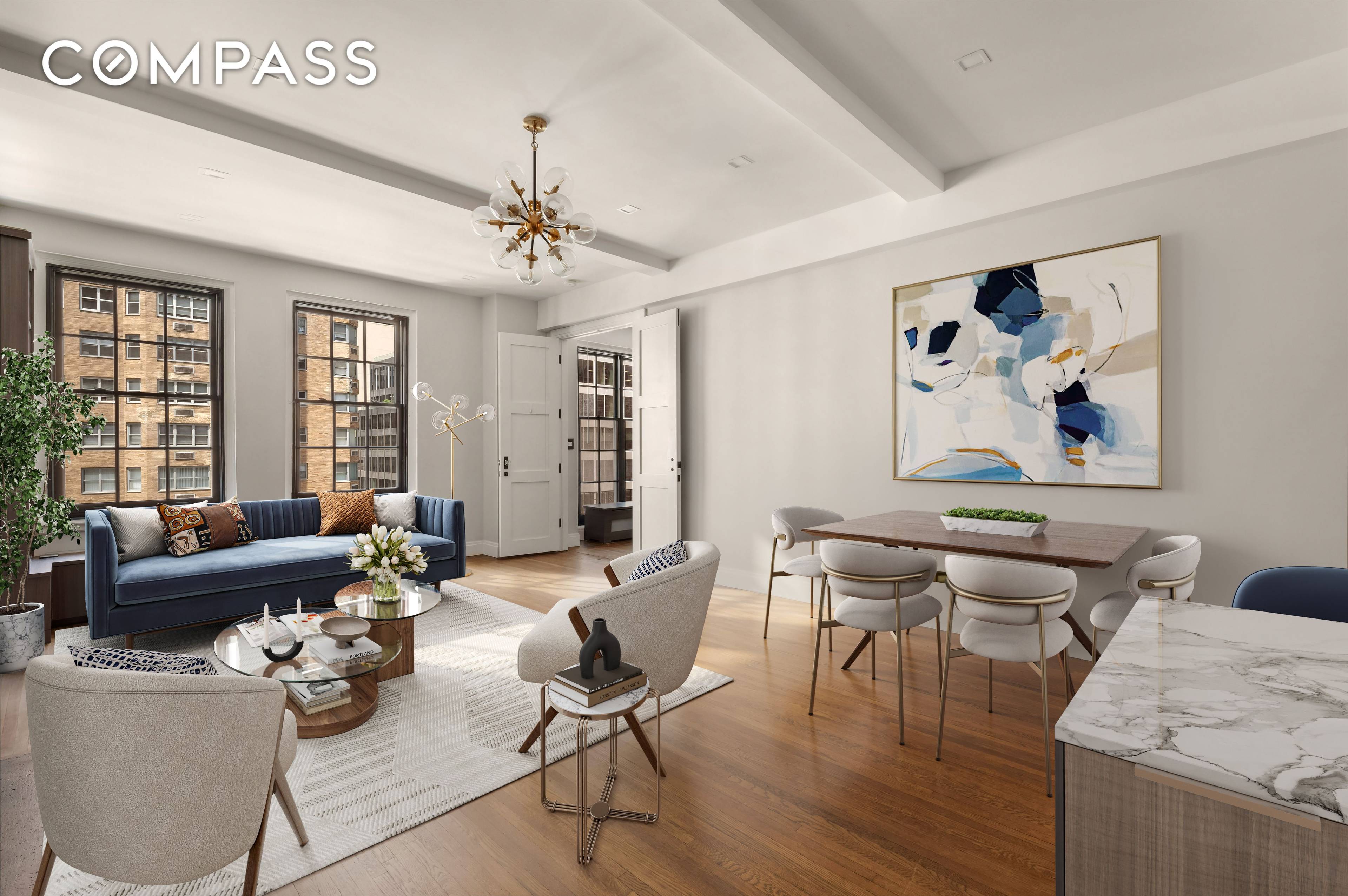You can have it all ! ! All the best features of NEW construction condominium and AWARD worthy dedication to preserve original character and PREWAR CHARM.