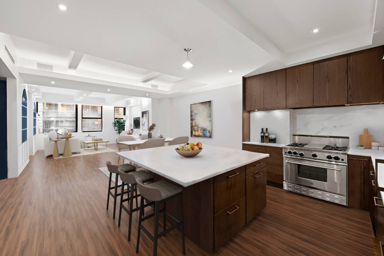 Pristine Floor Through Condo with Home Office and Designer Finishes Nestled between Union Square and Madison Square Park, this immaculate 3 bedroom, 2 bathroom condo is the quintessence of contemporary ...