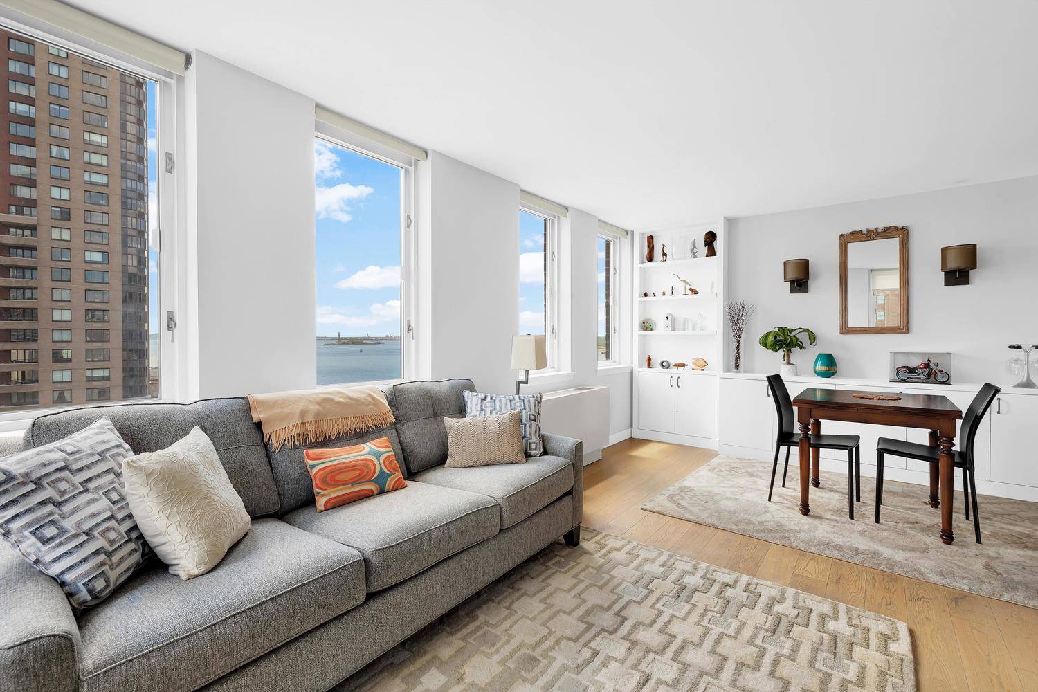 JUST LISTED ! Spectacular Panoramic Views of New York Harbor and the Statue of Liberty.