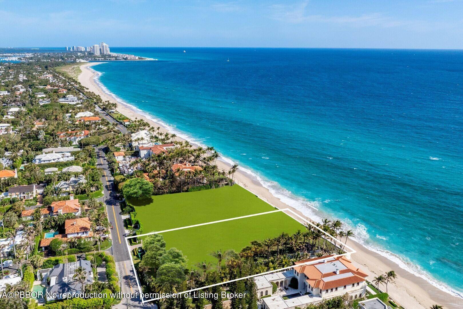 Stunning views of the Atlantic Ocean from this rarely available Direct Oceanfront 52, 060 square foot lot.