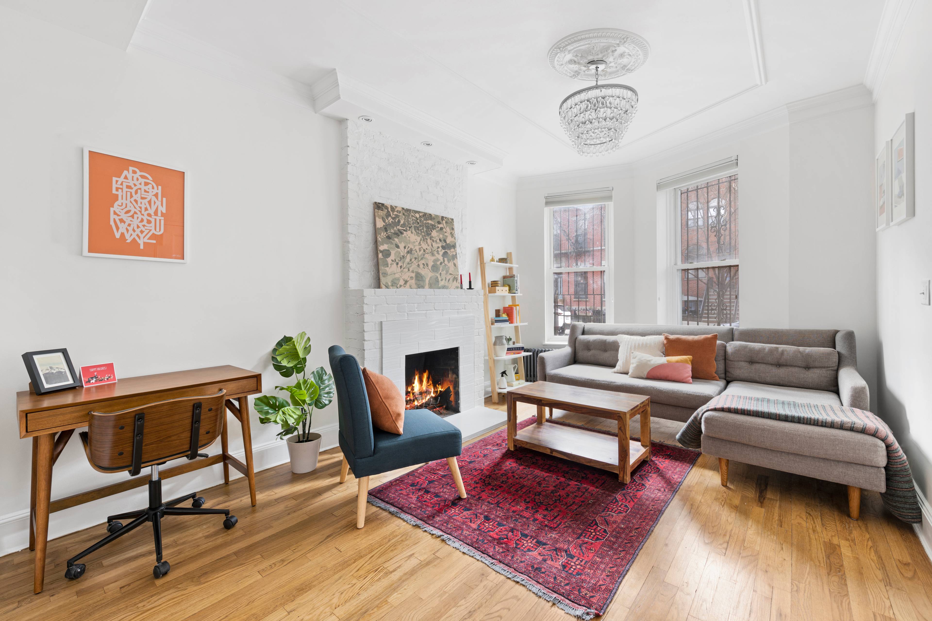 A Park Slope gem offering prewar charm and a fresh renovation in a bright one bedroom.