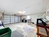 spacious 2 car garage