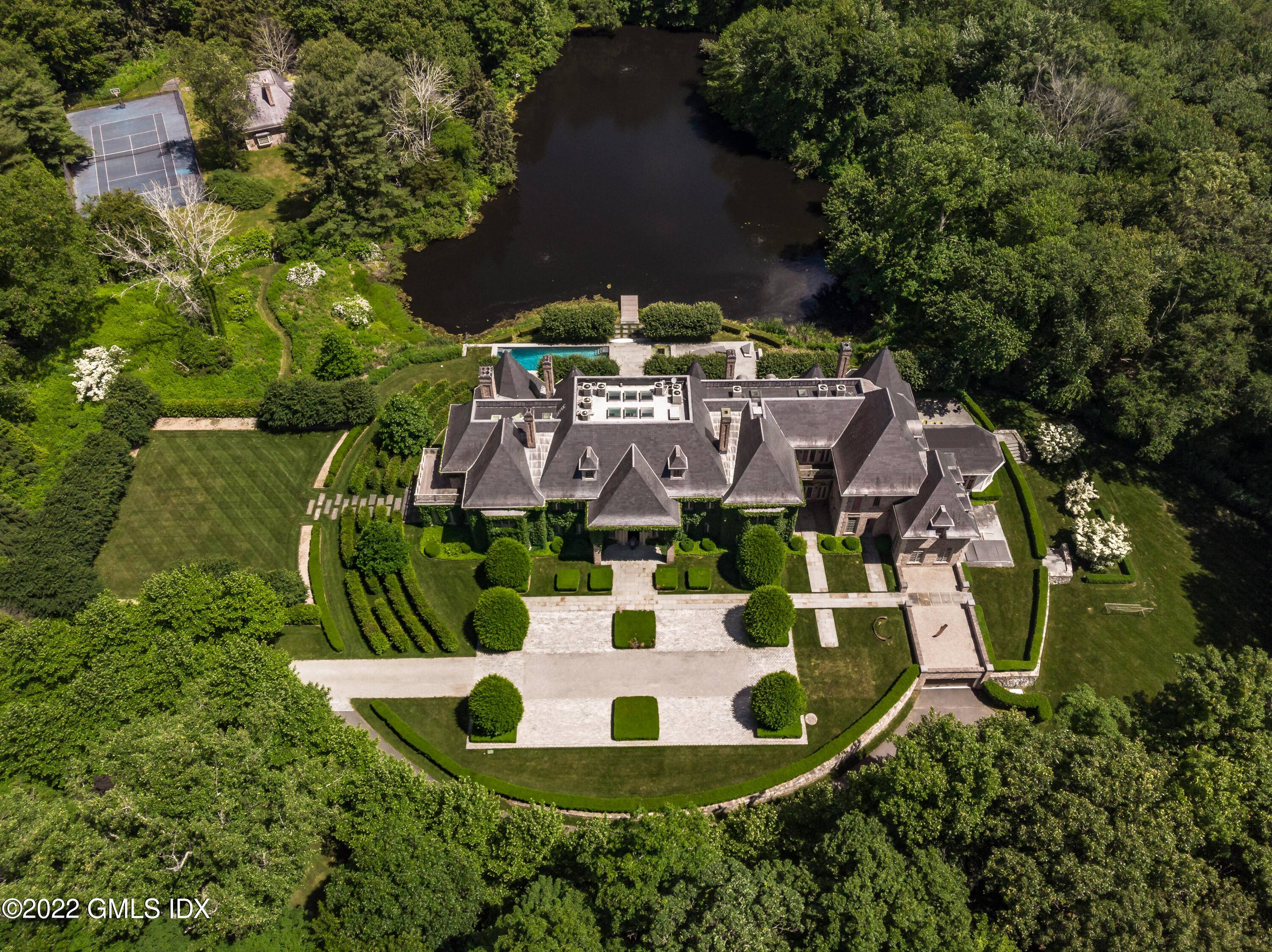 This European style Chateau offers 18, 000 plus square feet and sits on over 6 acres in one of the finest suburbs in southern Connecticut just 60 min from NYC.