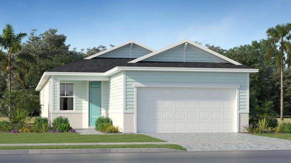 This new single story home features an open layout that prioritizes ease of living and entertaining.