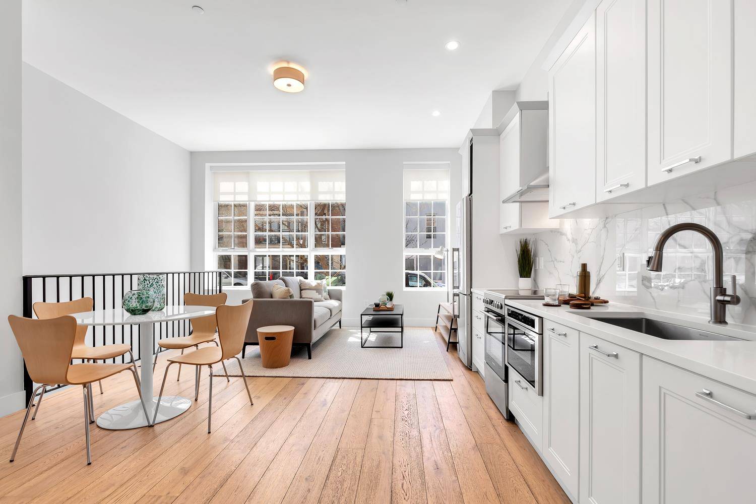 A collection of modern spacious condo residences in the heart of Williamsburg Brooklyn.