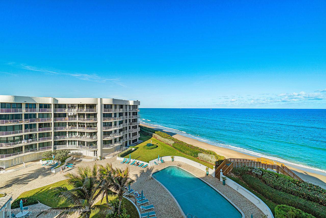 Rare opportunity to obtain a two bedroom apartment in the 3360 Condominium with unobstructed views of Ocean and Intracoastal and a night view of city lights.