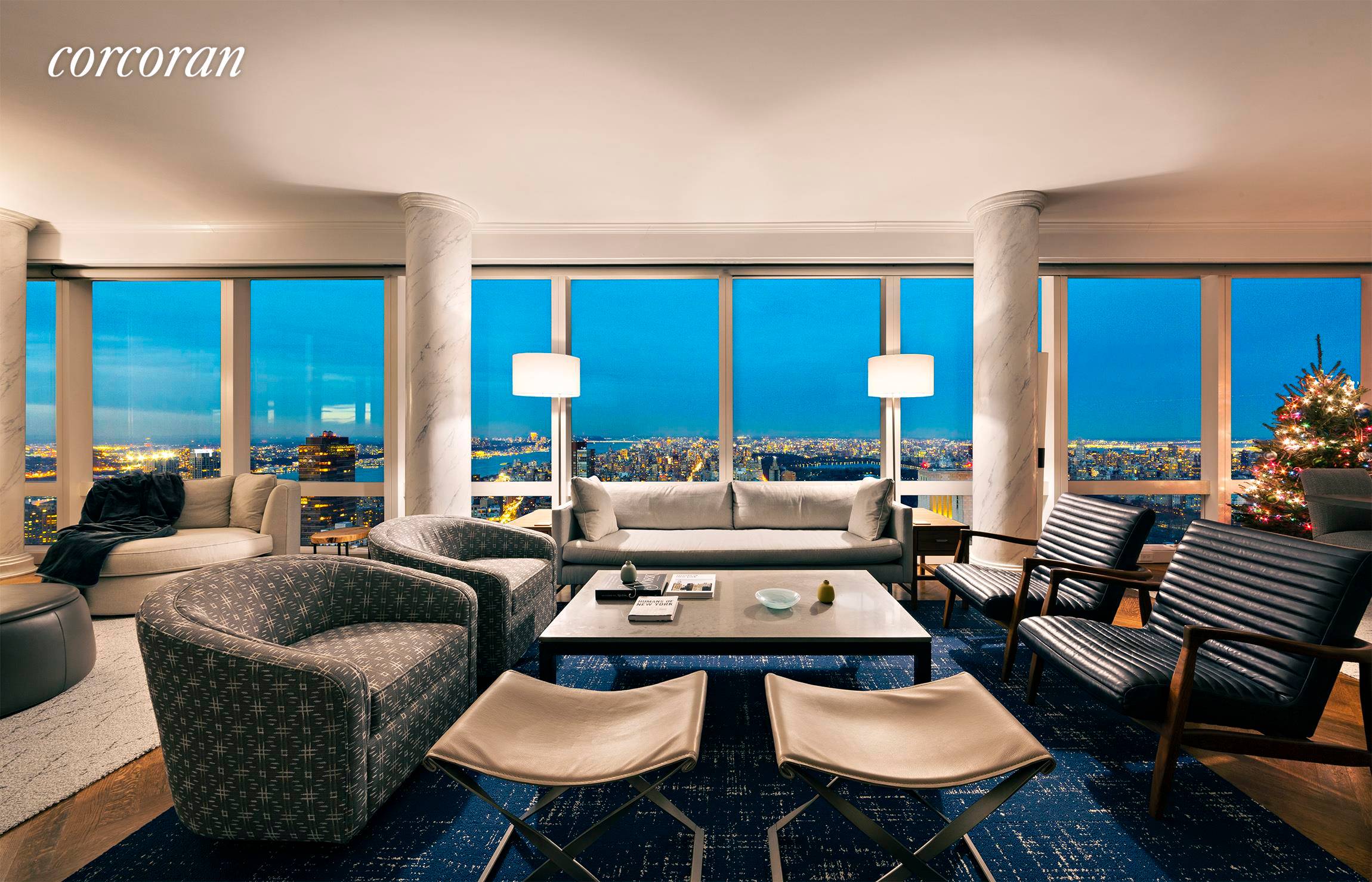 Residence 72A is situated high in the sky at the coveted Mandarin Oriental Hotel amp ; Condominium, 80 Columbus Circle.