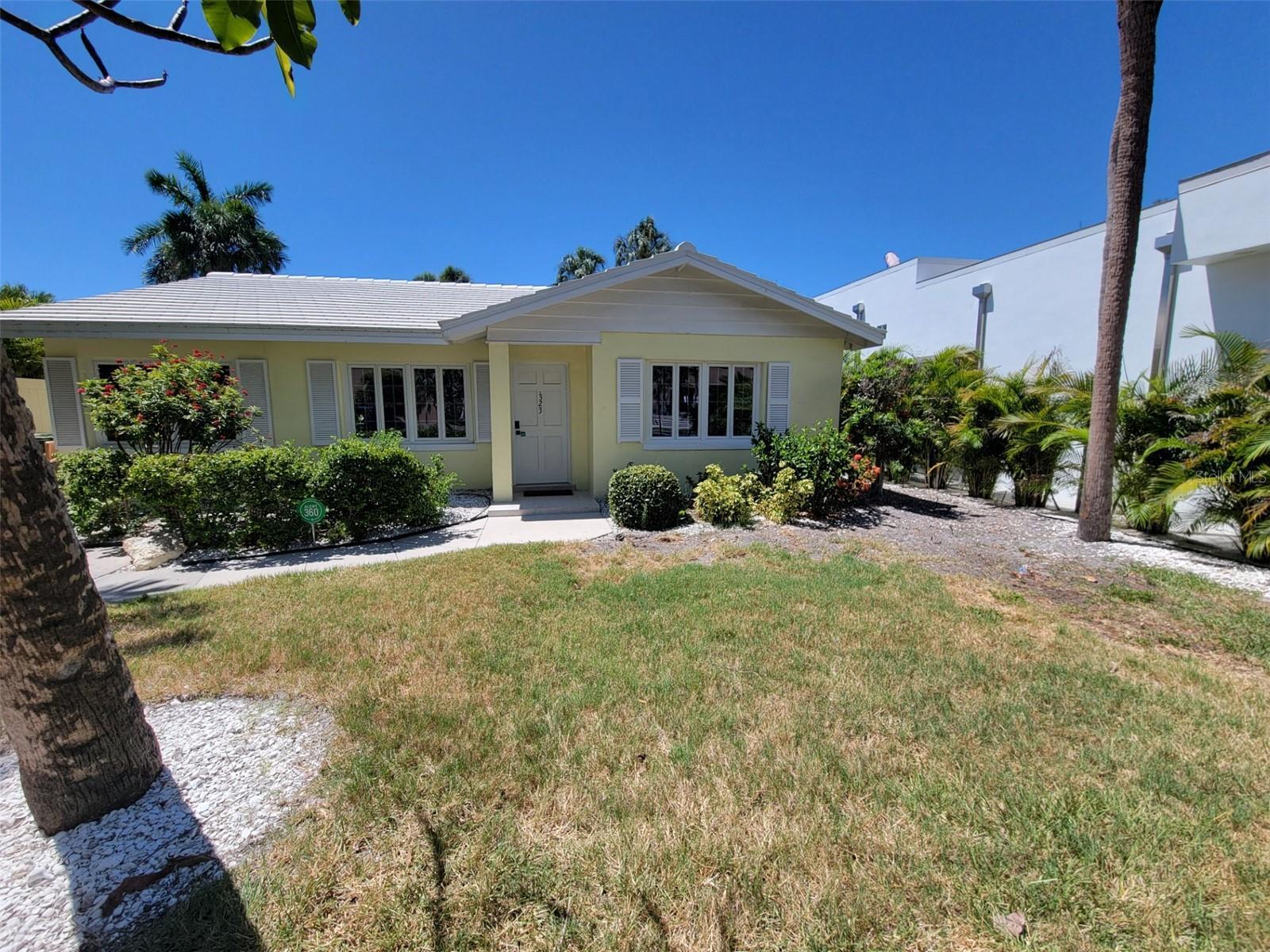 Front of the house