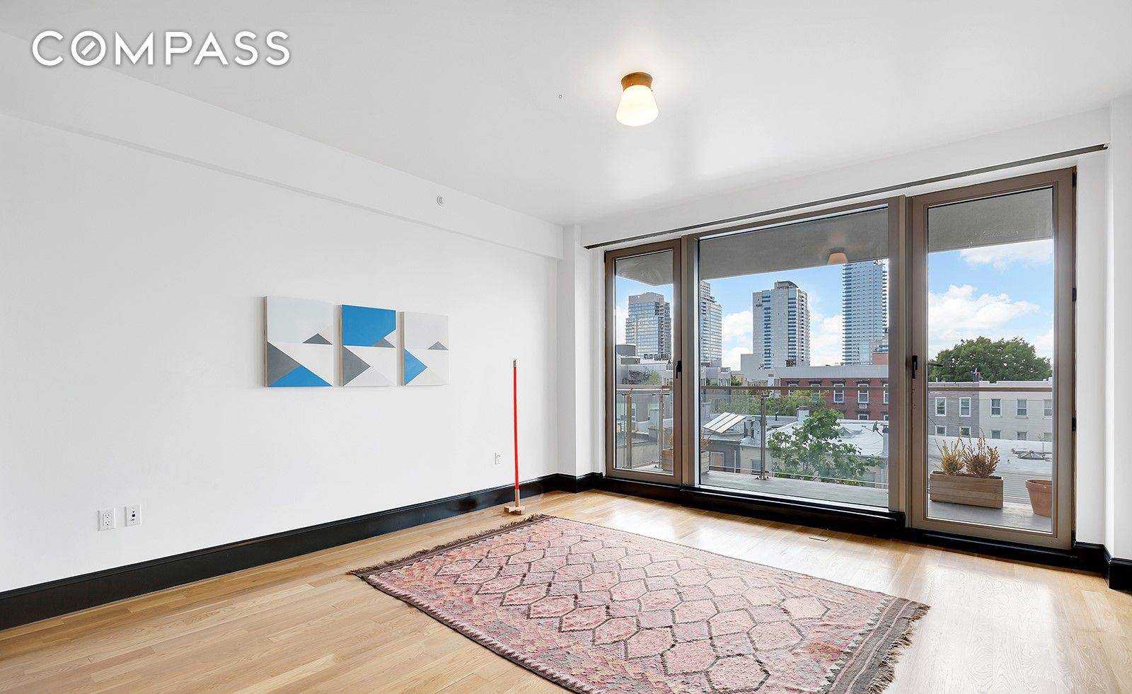 RIVER FACING TWO BED TWO BATH WITH PRIVATE TERRACE AND PRIVATE STORAGE PARKING SPOT AVAILABLE FOR AN ADDITIONAL FEE Welcome home to Residence 4A at 144 North 8th Street, a ...