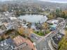 Aerial view of a large body of water